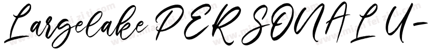 Largelake PERSONAL U字体转换